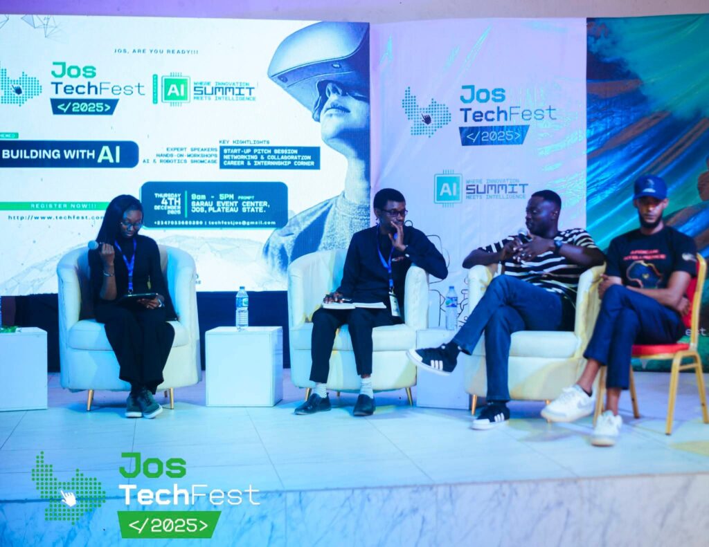 A panel of discussion at Jos Tech Fest 2025