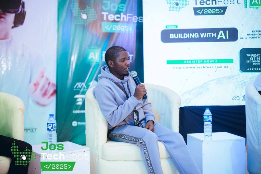 A panelist at Jos Tech Fest 2025