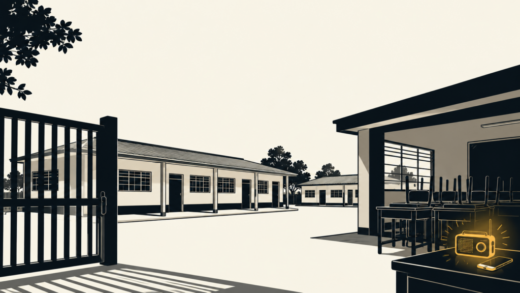 Image of an empty school in jos